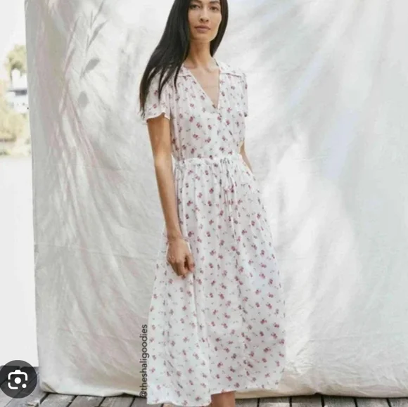 Christy Dawn X Madewell The Dawn Dress Rosebud Print Size Medium - Picture 6 of 7
